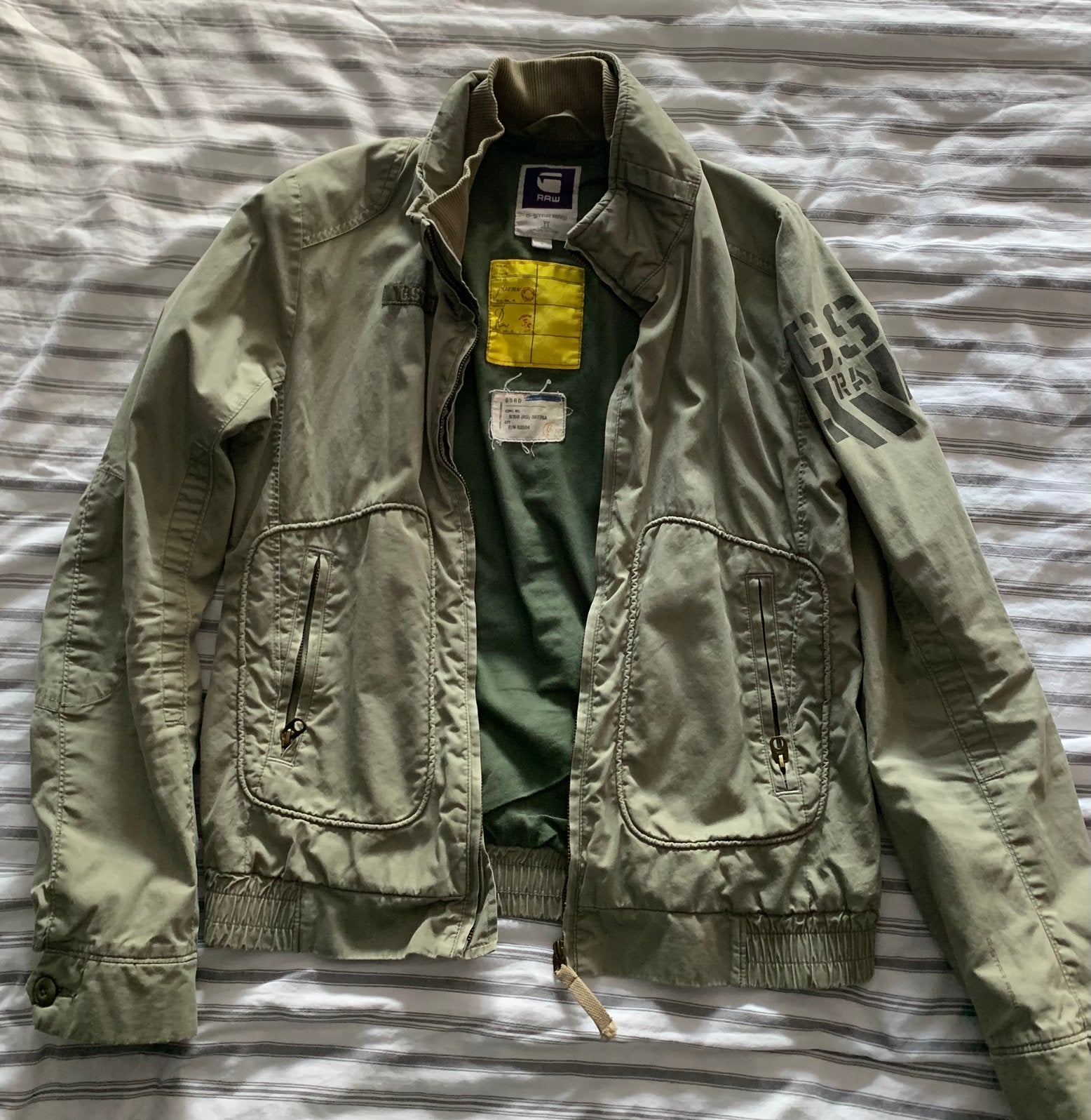 G-Star RAW jacket, Ophalen of Verzenden, Gedragen, Maat 46 (S) of kleiner, Groen