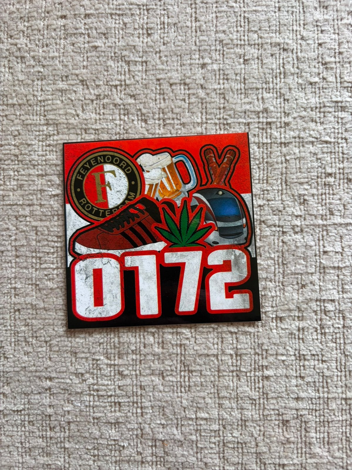 Feyenoord sticker, Ophalen of Verzenden, Zo goed als nieuw
