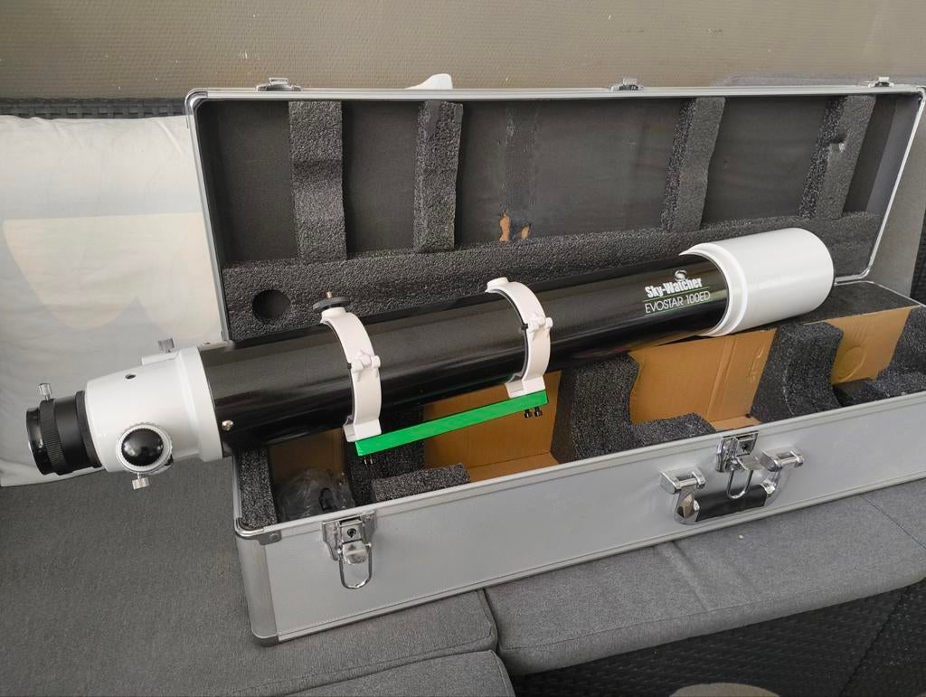 Skywatcher EVOSTAR 100ED, Ophalen, Zo goed als nieuw, 80 tot 200 mm, Lenzentelescoop (refractor)