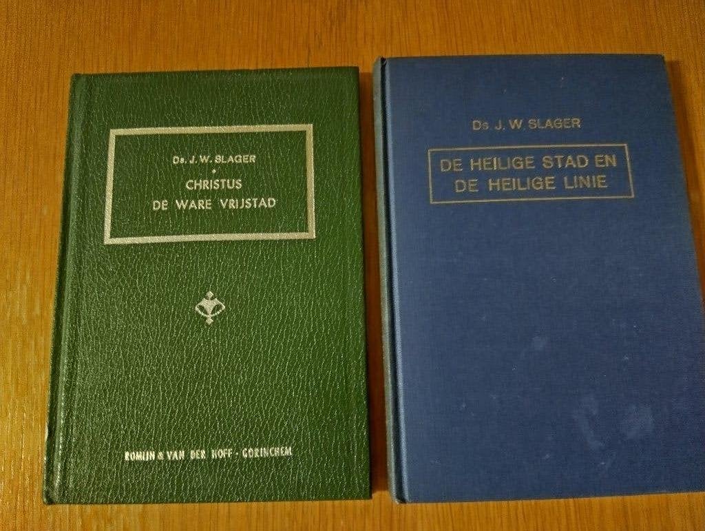 Nr. 1150 Ds. J.W. Slager, 2 boeken nav catechetis onderwijs, Ophalen of Verzenden, Slager, ds J.W.