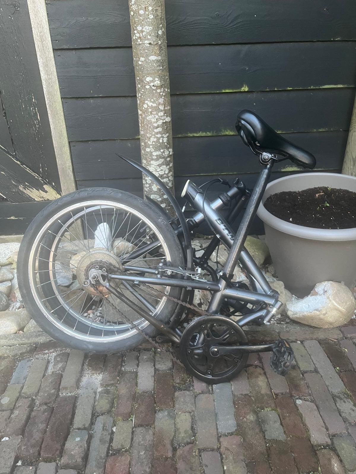 B'Twin vouwfiets, 20 inch, grijs, Fietsen en Brommers, Fietsen | Vouwfietsen, Overige merken, 20 inch of meer, Ophalen of Verzenden