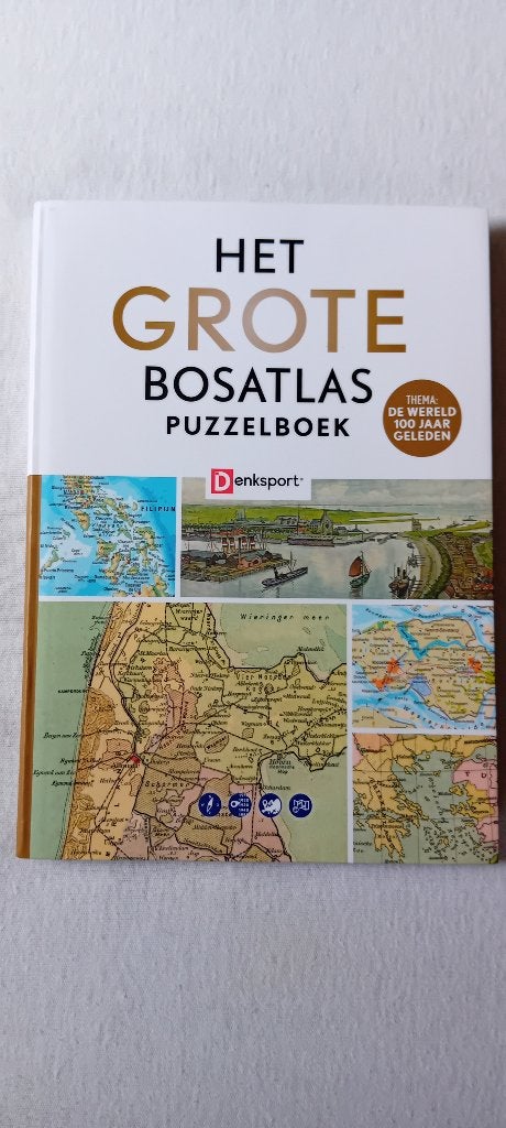 Het grote Bosatlas puzzelboek 3, Ophalen of Verzenden, Minder dan 500 stukjes, Zo goed als nieuw, Puzzelboek