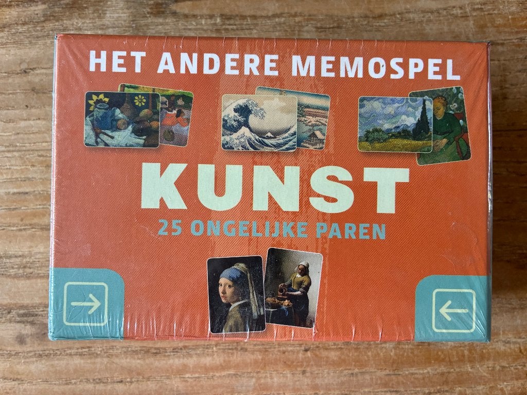 Kunst - het andere memospel - 25 ongelijke paren - nieuw, Hobby en Vrije tijd, Een of twee spelers, Ophalen of Verzenden, Nieuw
