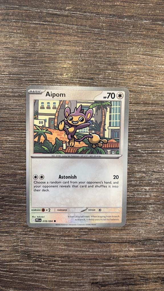 PFL Aipom 078/094, Hobby en Vrije tijd, Verzamelkaartspellen | Pokémon, Ophalen of Verzenden, Zo goed als nieuw