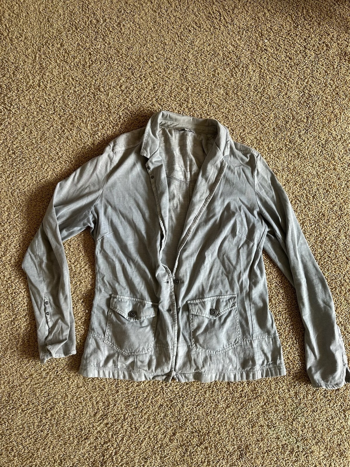Sandwich blazer/jasje maat XL, Kleding | Dames, Ophalen of Verzenden, Gedragen, Maat 46/48 (XL) of groter, Grijs