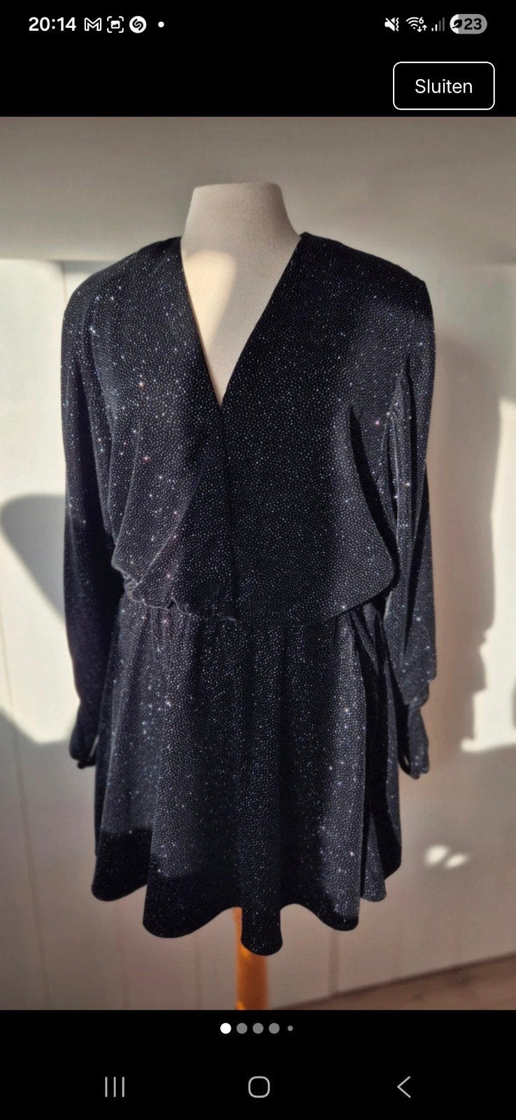 Isabel Marant Alexane Galajurk/Cocktailjurk Maat 38, Galajurk, Zwart, Ophalen of Verzenden, Zo goed als nieuw