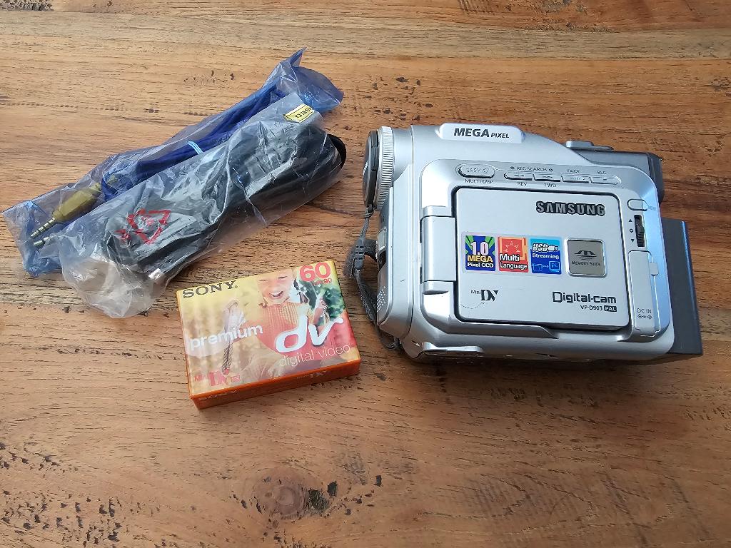 Samsung VP-D903 Digital Camcorder 1 MP CCD, Ophalen of Verzenden, Gebruikt, Samsung, 20x of meer