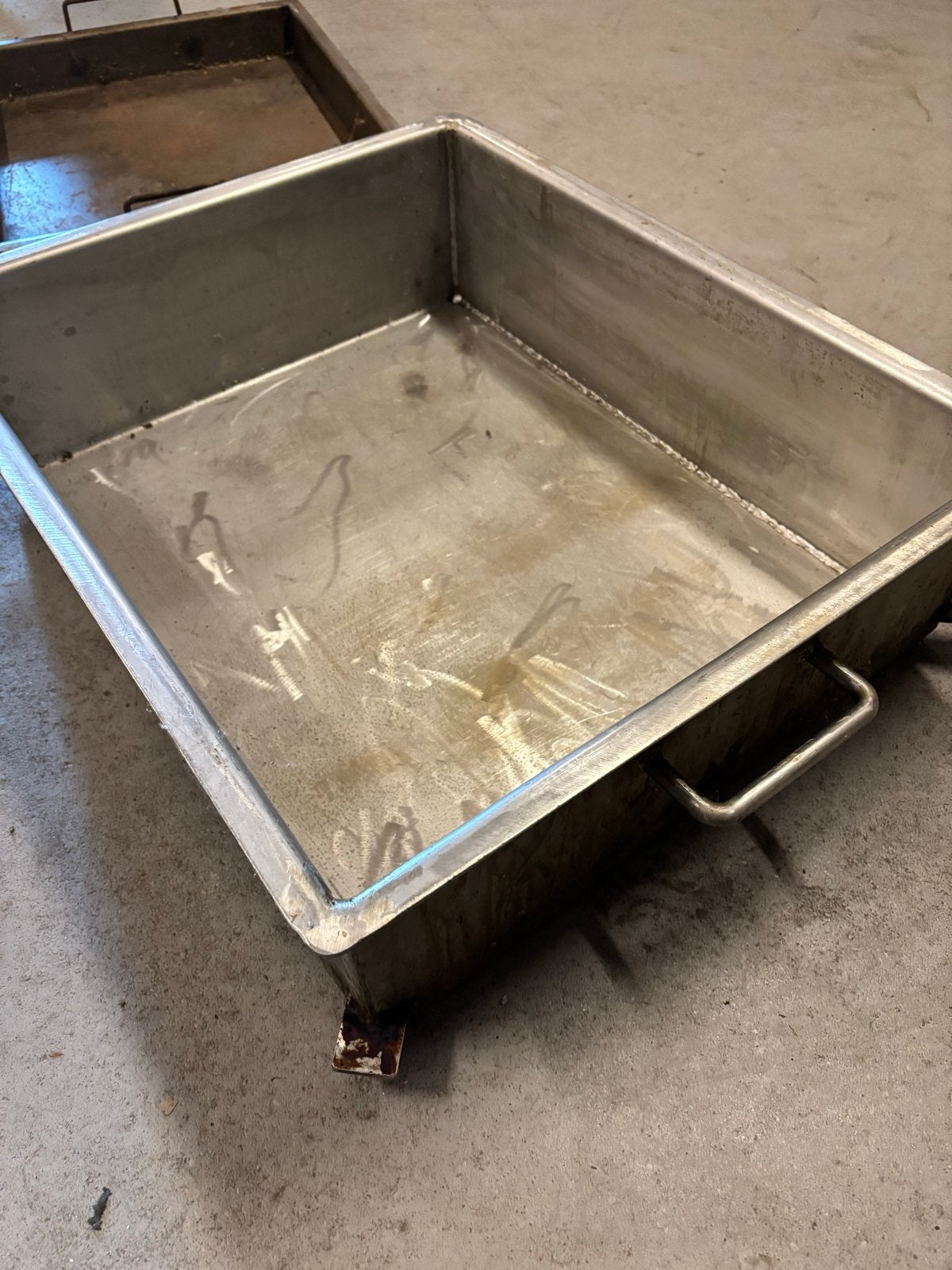 Grote RVS Braadslede 64x52x18 cm, Ophalen of Verzenden, Gebruikt, Rvs