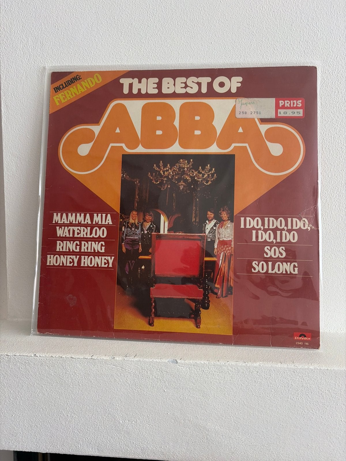 ABBA - The Best Of ABBA LP (Inclusief Fernando), LP, Gebruikt, Pop, Ophalen of Verzenden