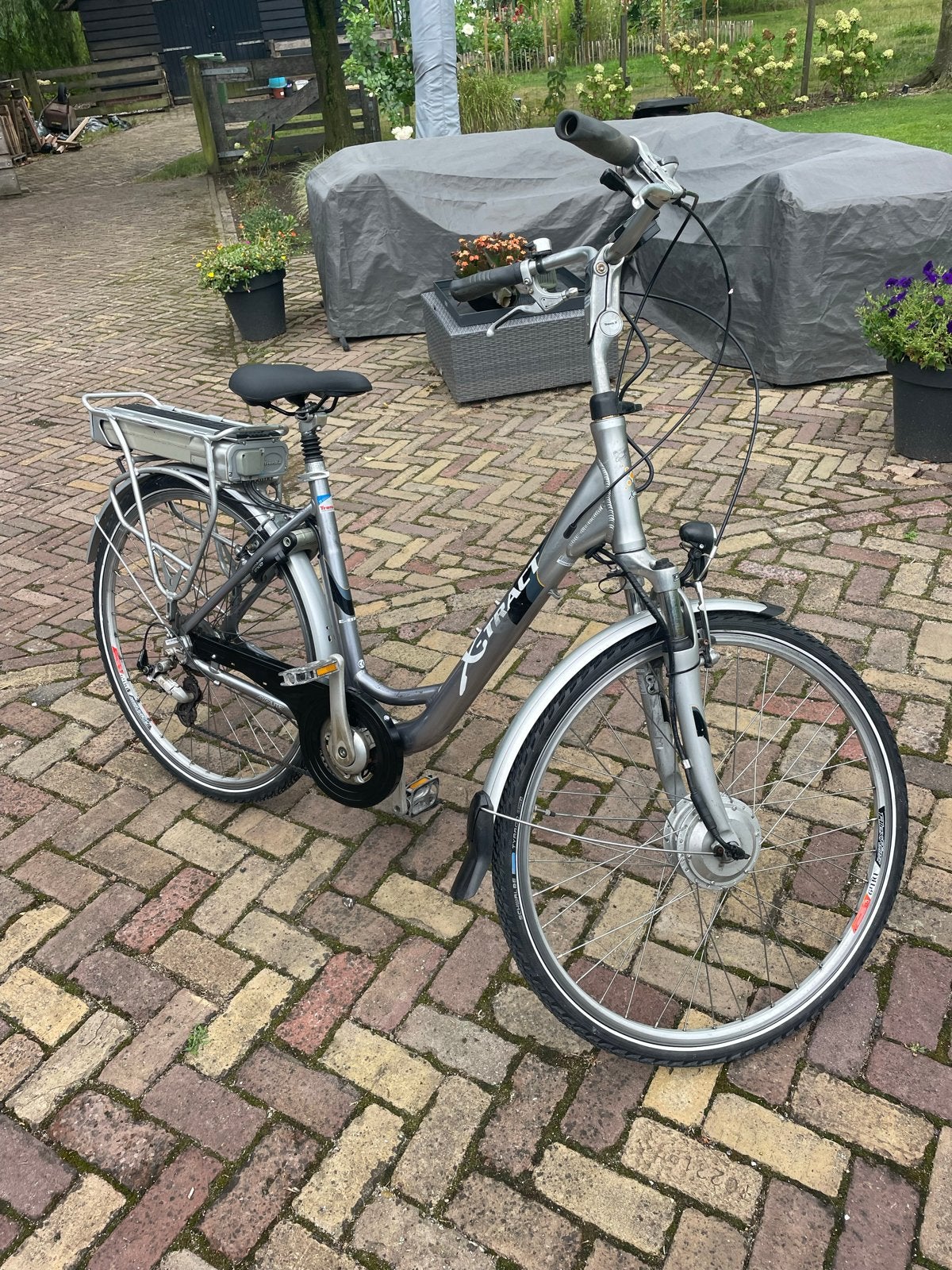 X-tract Elektrische fiets - Comfortabel en betrouwbaar, Gebruikt, 47 tot 51 cm, 50 km per accu of meer, Ophalen