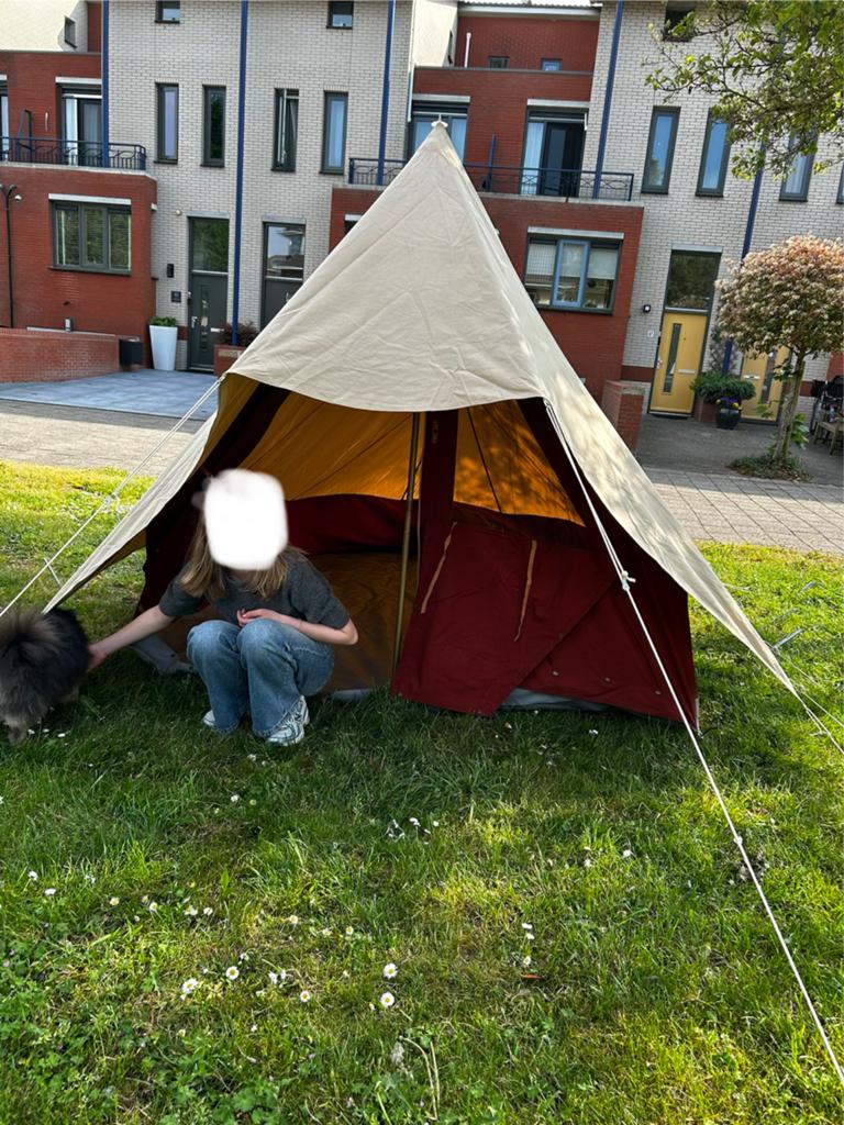 De Waard Kleine Burgemeester - Compacte en Stevige Tent, Caravans en Kamperen, Tenten, Ophalen, Gebruikt, Tot en met 2