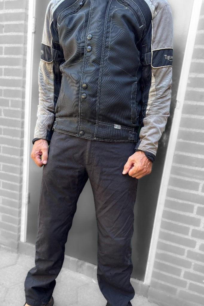 Triumph textiel motorjas met uitneembare voering, Motoren, Kleding | Motorkleding, Jas | textiel, Heren, Triumph, Ophalen of Verzenden