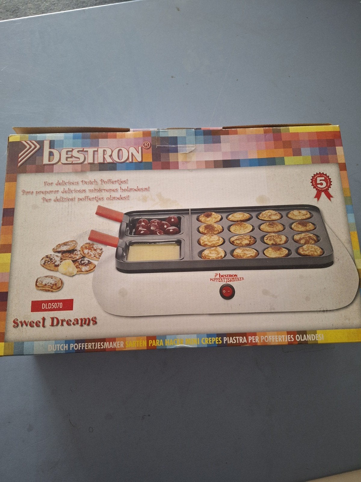 Bestron Poffertjesmaker DLD5070 - Nieuw in verpakking, Ophalen of Verzenden, Nieuw