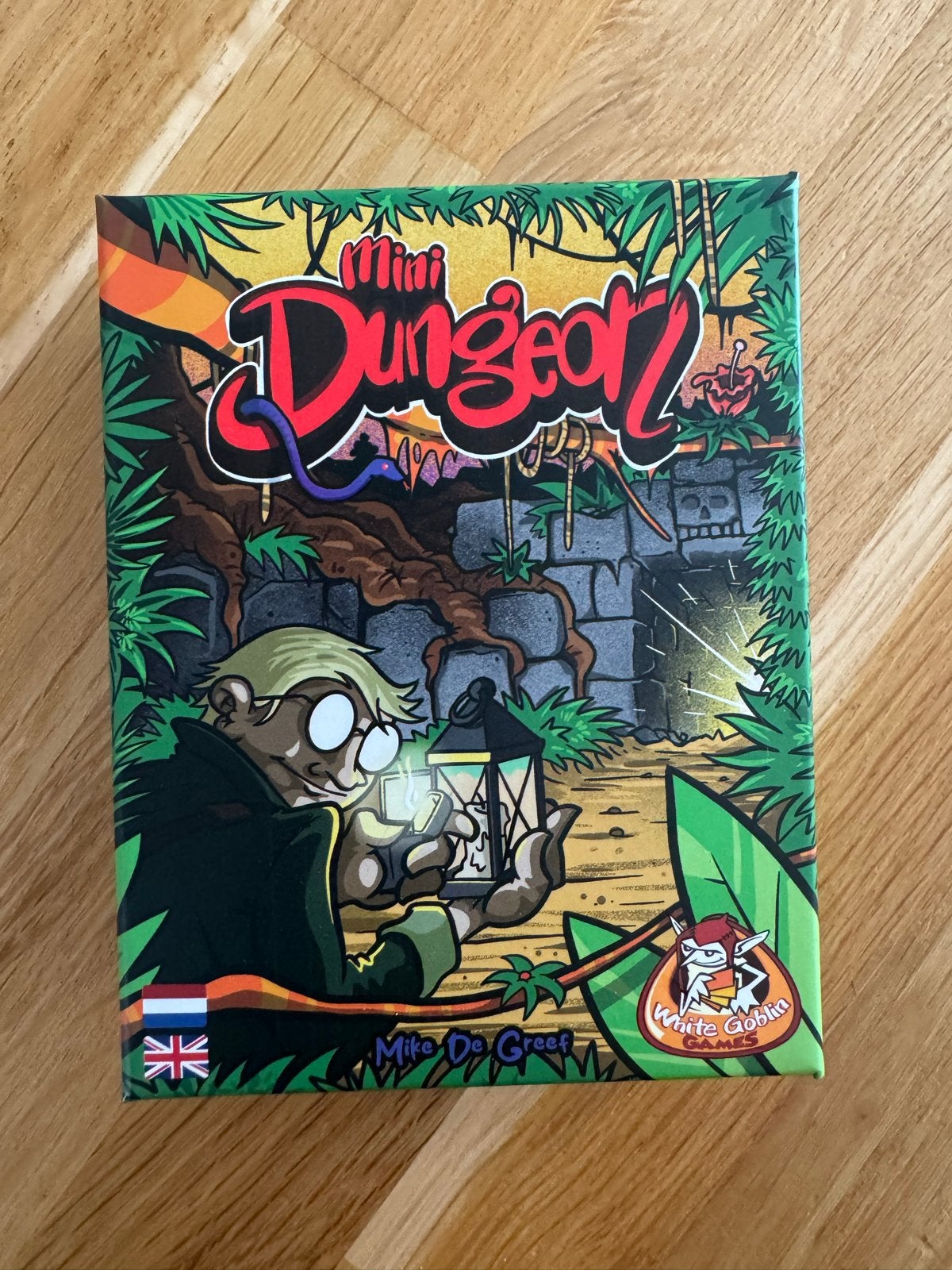 Mini Dungeon Bordspel - 1x gespeeld, Een of twee spelers, Ophalen of Verzenden, Zo goed als nieuw, White Goblin Games