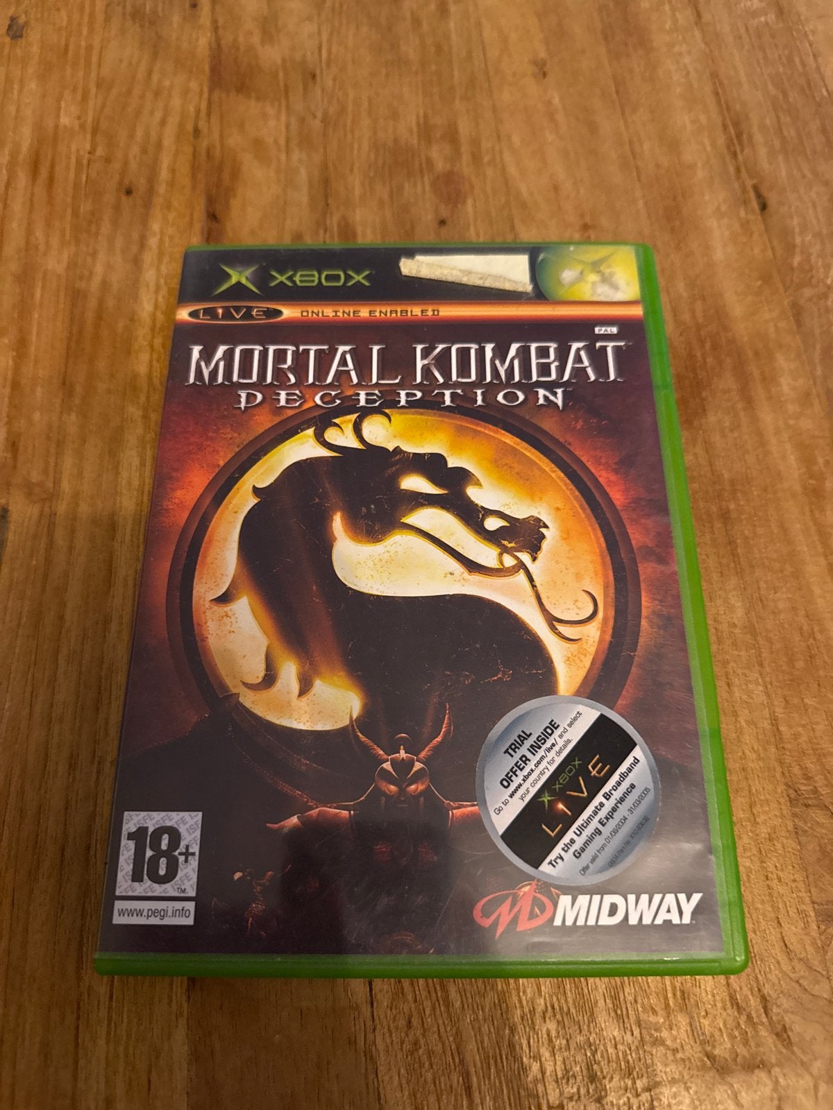 Mortal Kombat Deception Xbox - Klassieke Vechtgame, Gebruikt, Vanaf 18 jaar, Vechten, 2 spelers
