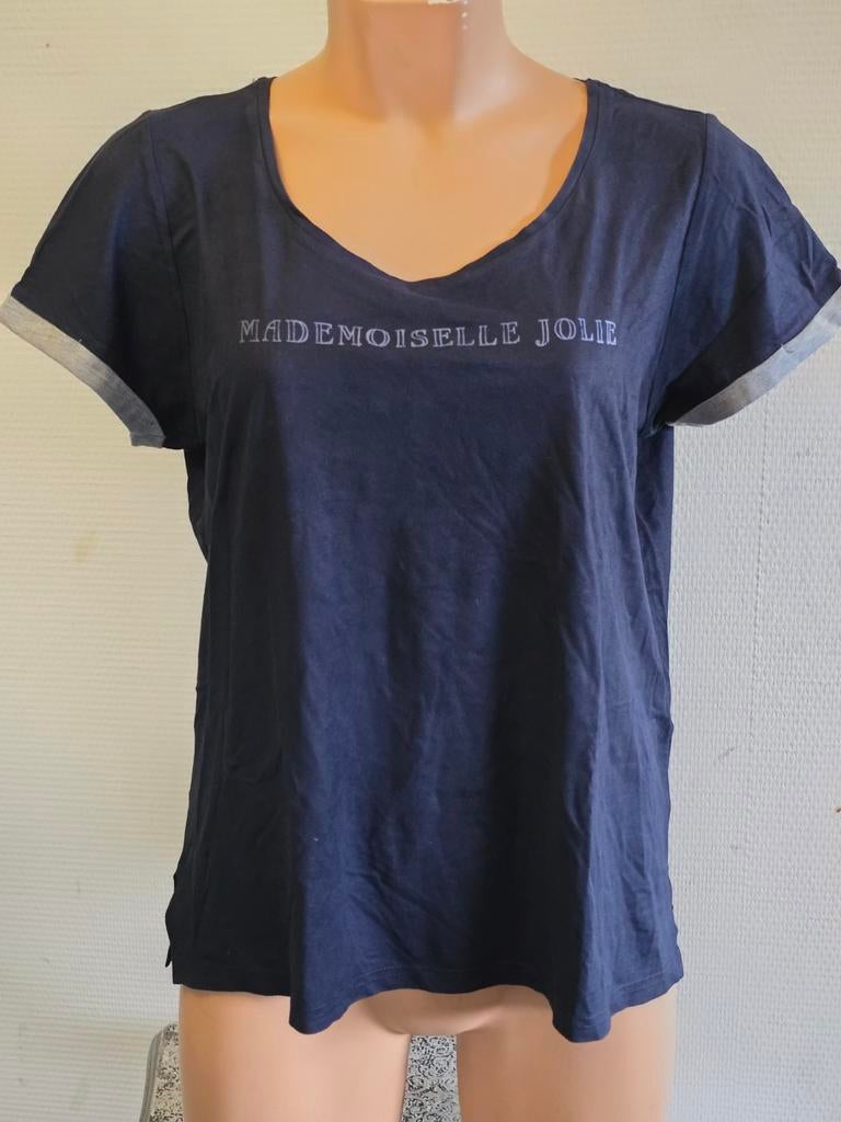 Bien Bleu dames T-shirt maat M, Maat 38/40 (M), Blauw, Ophalen of Verzenden, Korte mouw