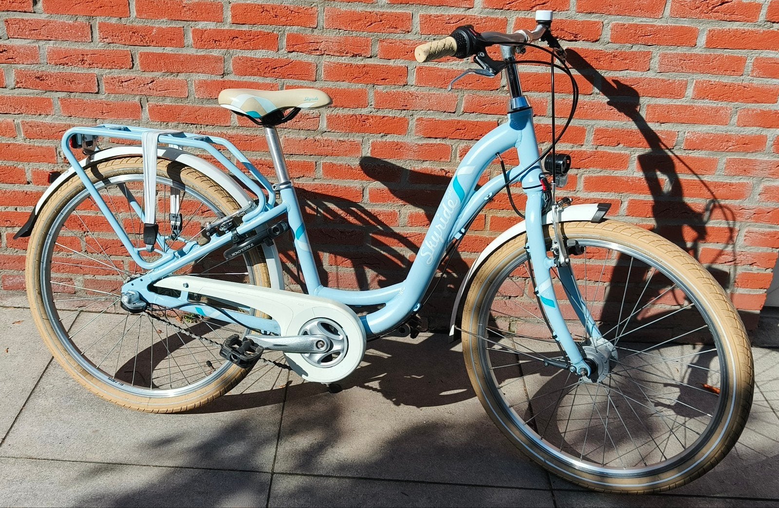 Skyride Meisjesfiets Topstaat 22 tot 24 inch zie adverten, Ophalen, 22 inch, Velgrem, Versnellingen