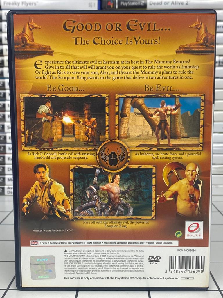 The Mummy Returns – PS2 PlayStation 2 Game – Universal, Spelcomputers en Games, Avontuur en Actie, Vanaf 18 jaar, Www.universalinteractivestudios.com