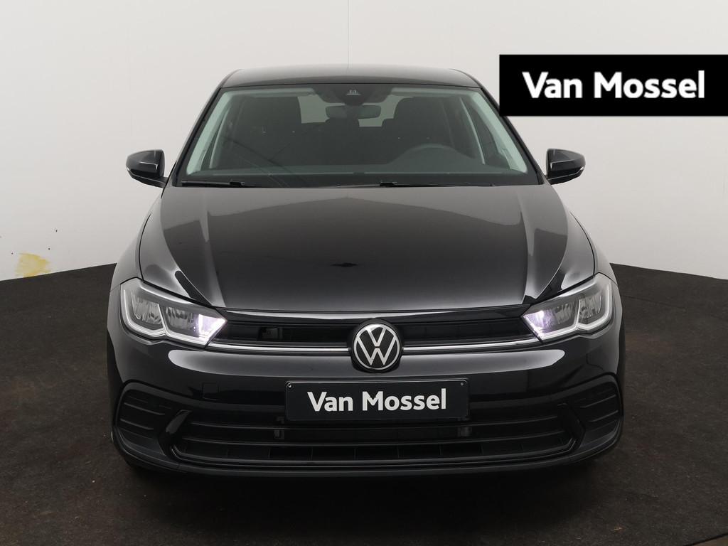 Volkswagen Polo 1.0 TSI Life Edition 95 PK | Draadloze Apple, 12 maanden, Stof, 1069 kg, Zwart