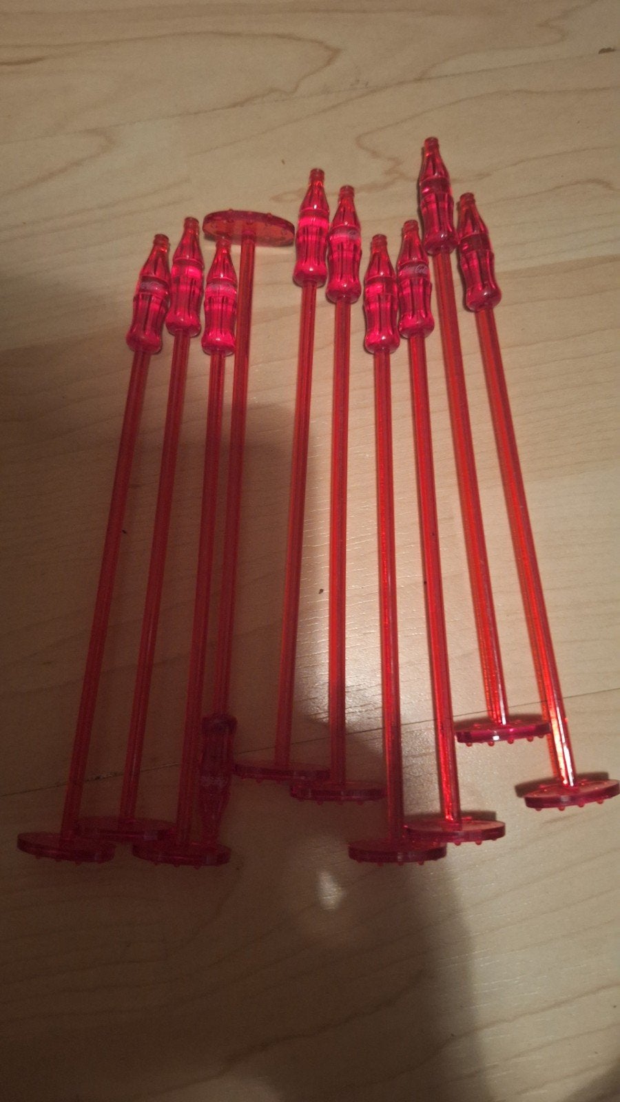 Coca-Cola stampertjes / roerstaafjes - set van 10, Verzamelen, Ophalen of Verzenden, Nieuw