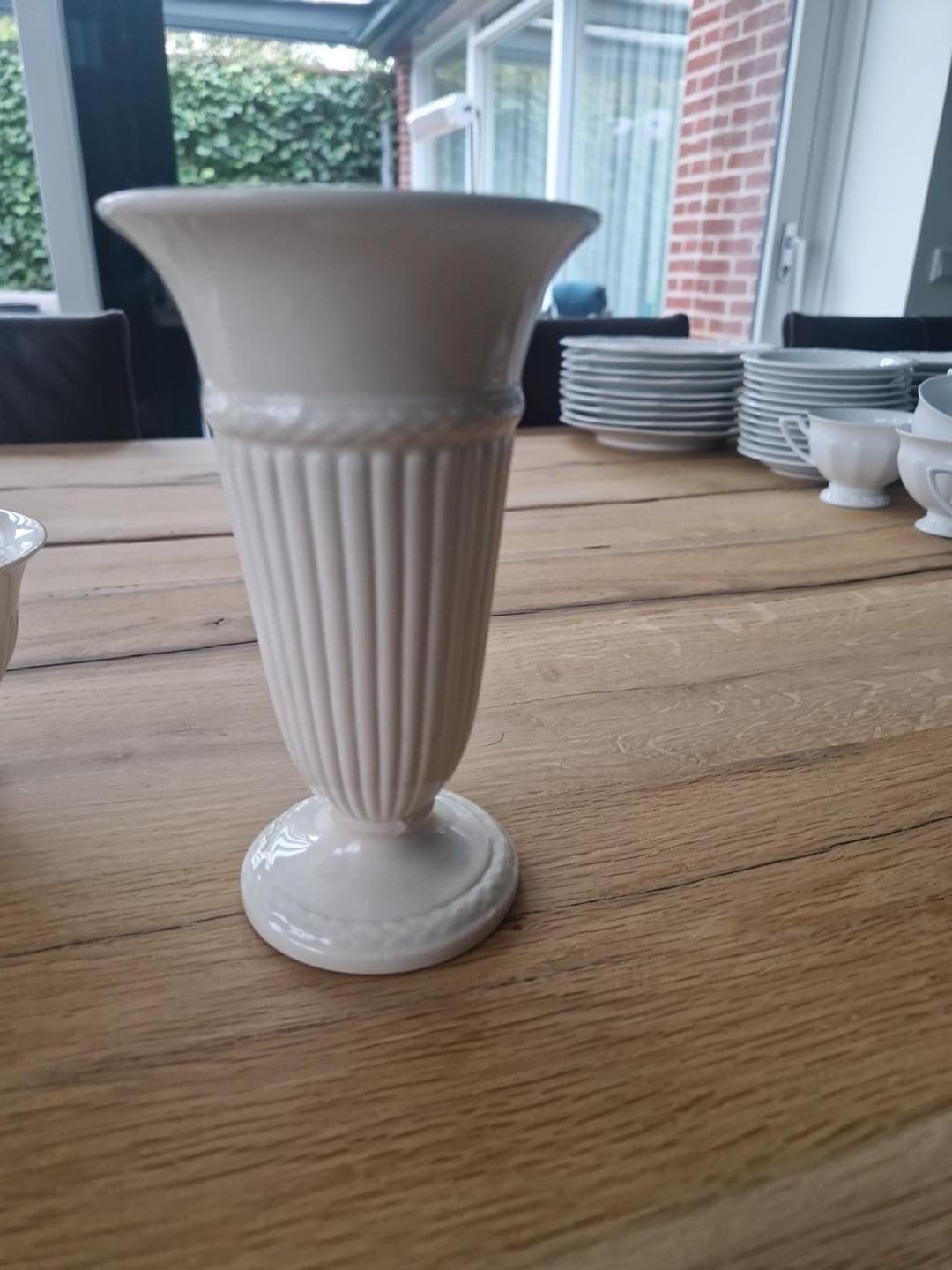 Wedgwood Etruria Barlaston vaas 17 cm hoog, Ophalen of Verzenden