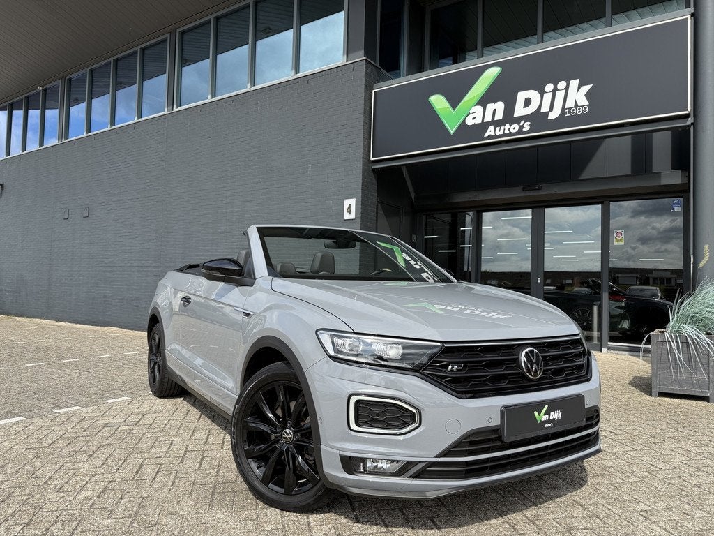 Volkswagen T-Roc Cabrio 1.5 TSI R-Line Navi Camera 18", 1498 cc, Zwart, 4 cilinders, Bedrijf