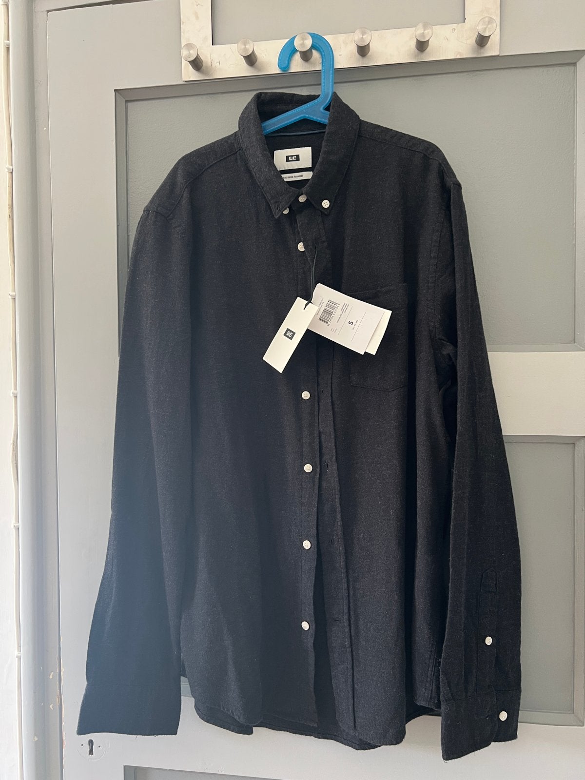 WE Heren Overhemd Zwart - Nieuw met labels, Ophalen of Verzenden, Nieuw, Zwart, Halswijdte 38 (S) of kleiner