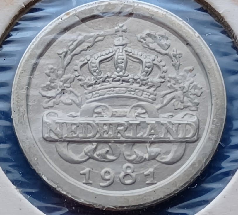 5 cents rond Staten Wapenstuiver - 1980 UNC, Verzenden, Overige materialen, Nederland
