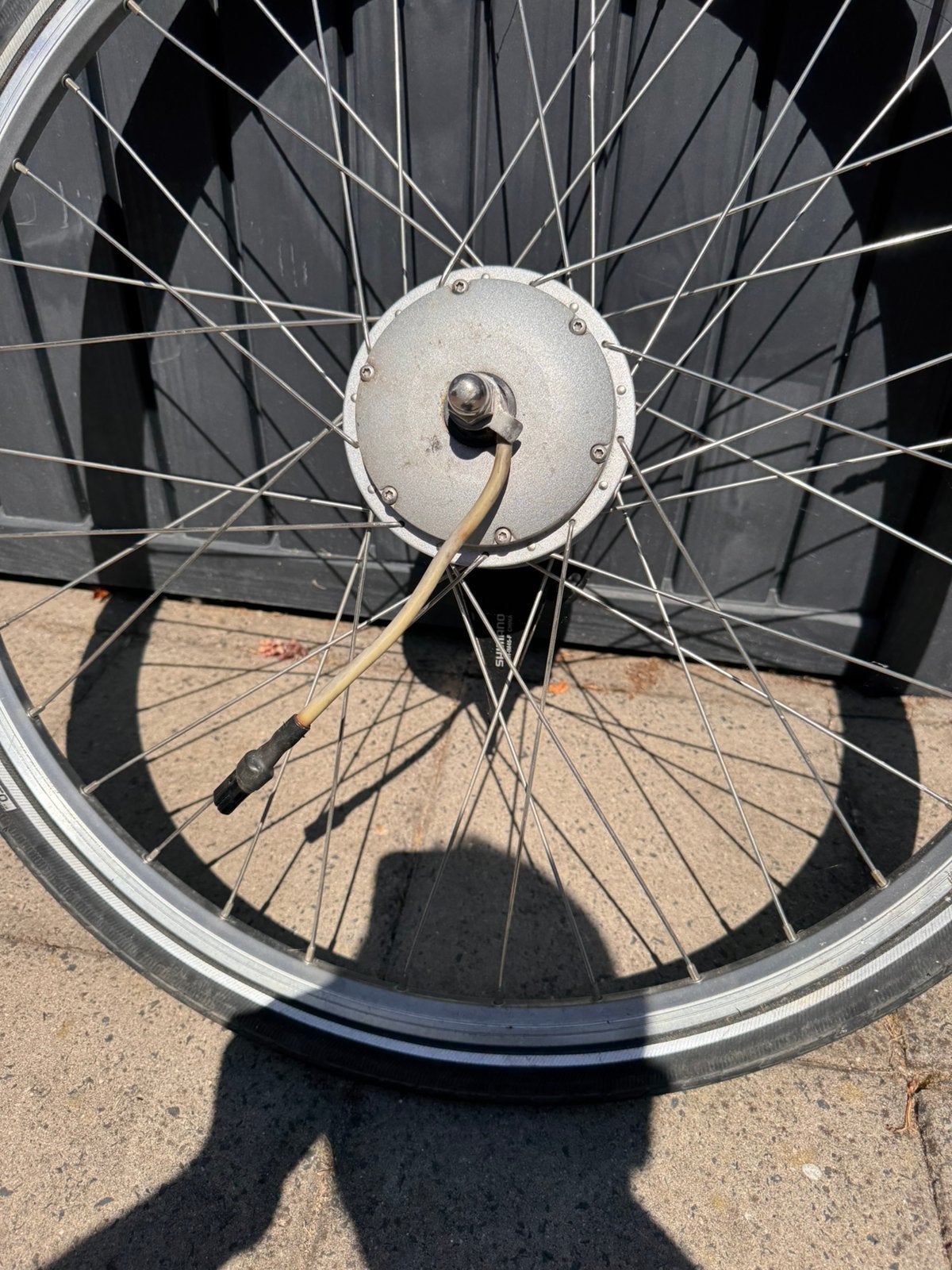 Gazelle voorwiel motor 7 pins, Fietsen en Brommers, Fietsonderdelen, Ophalen of Verzenden, Gebruikt, Motor