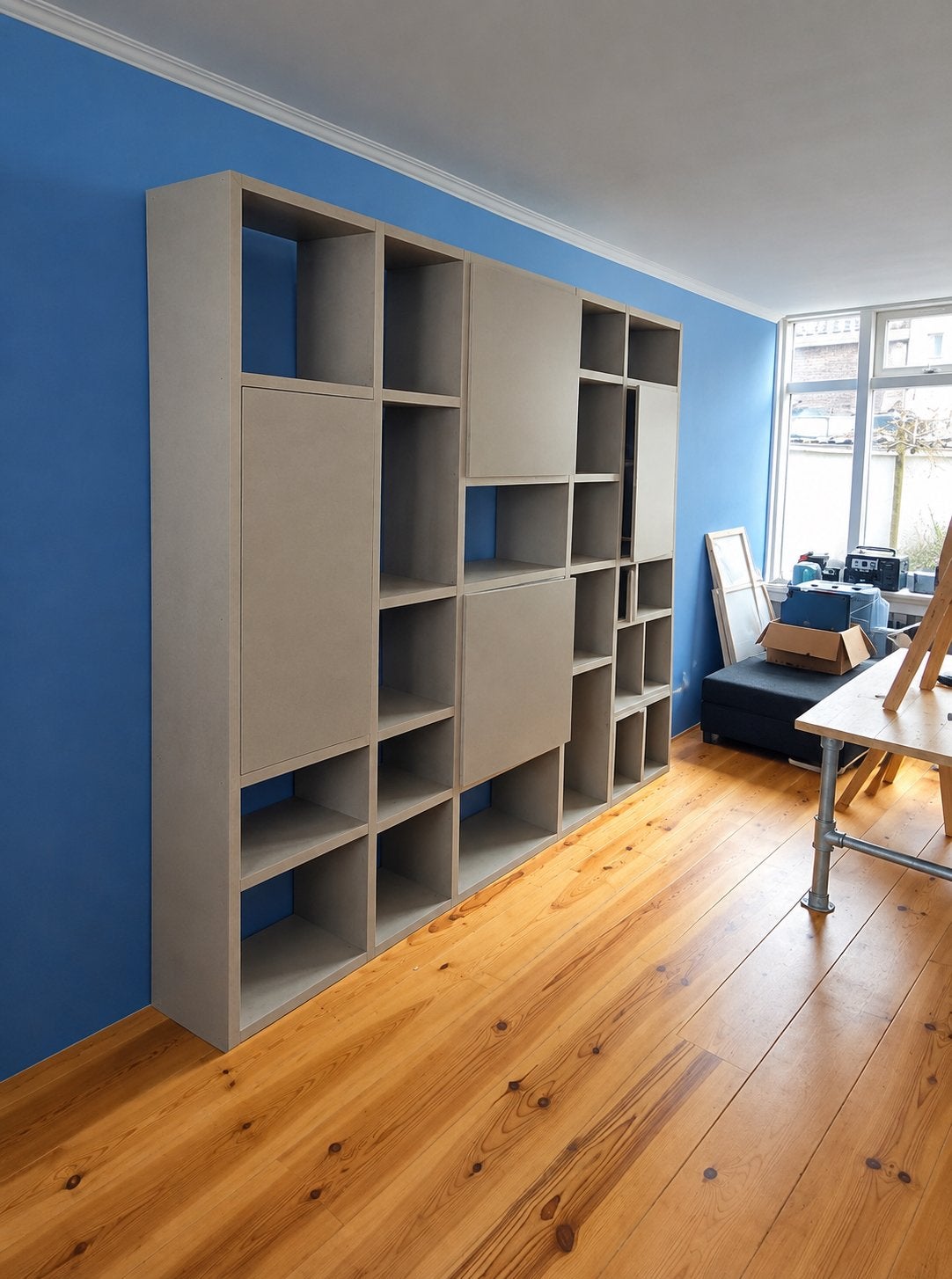 Boekenkast Emporior VII - Modulair en Ruim, Ophalen, Met plank(en), Gebruikt, 200 cm of meer