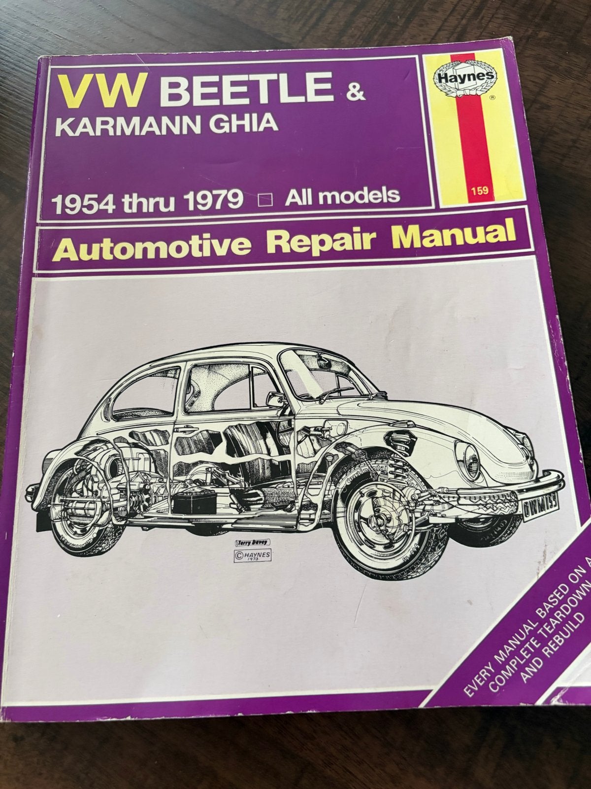 VW Kever Werkplaatshandboek Haynes 1954-1979, Ophalen of Verzenden, Gelezen, Volkswagen