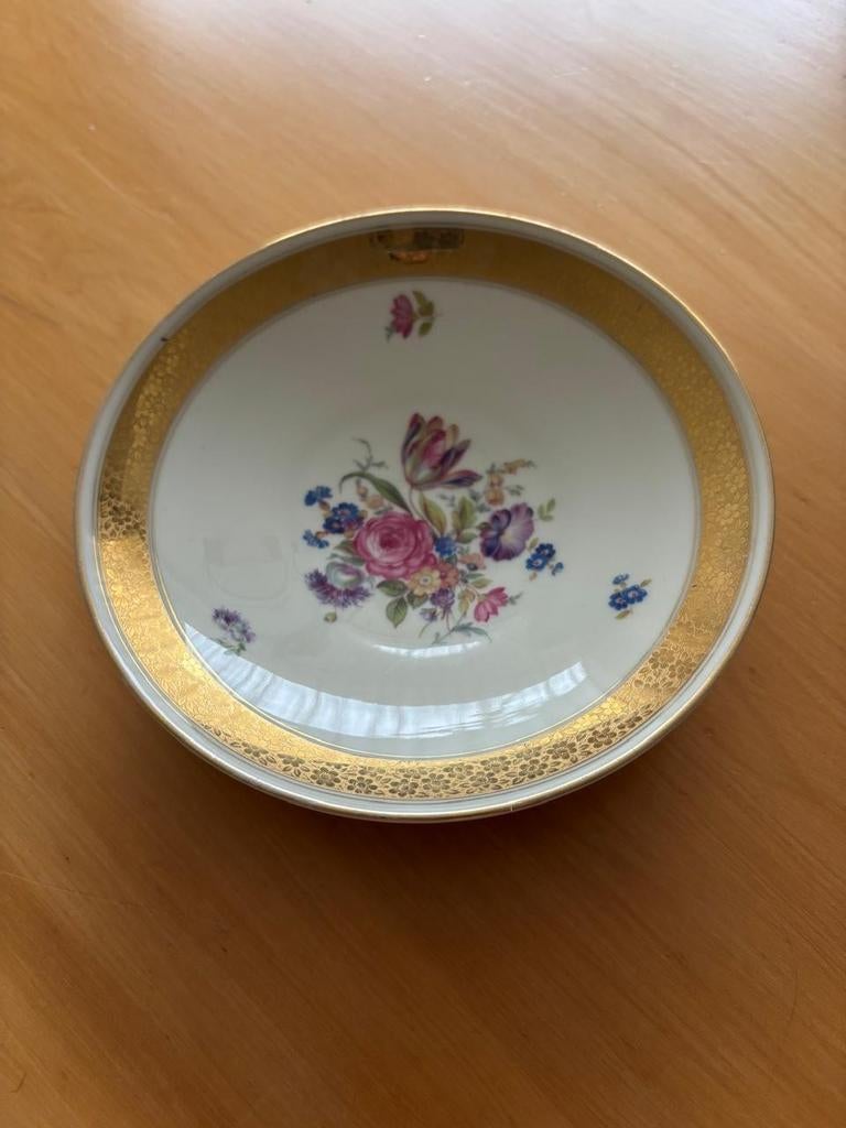 Prachtige Rosenthal Else schotel met bloemendecor, Ophalen