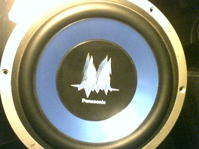 10 inch Panasonic EAK-WG25 Subwoofer 120 - 450 Watt, 4 Ohm, Ophalen, Gebruikt