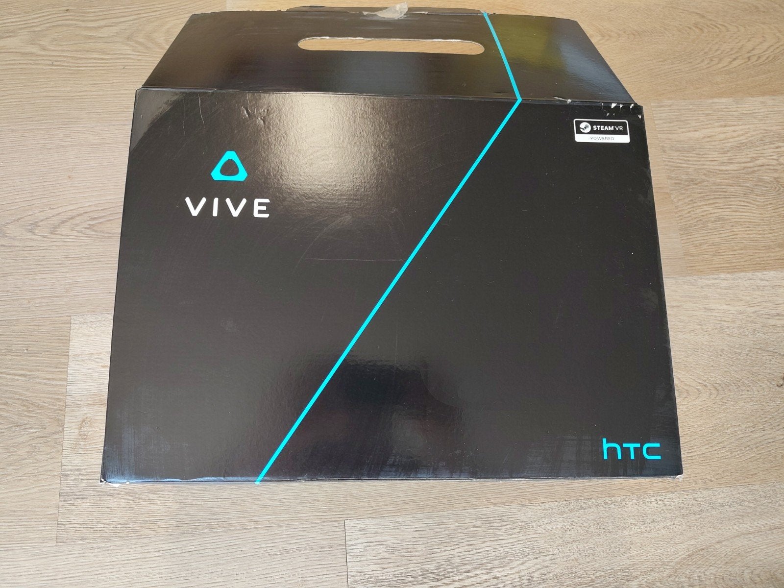 HTC Vive VR-bril met controllers en accessoires, Ophalen, Gebruikt, VR-bril, Pc
