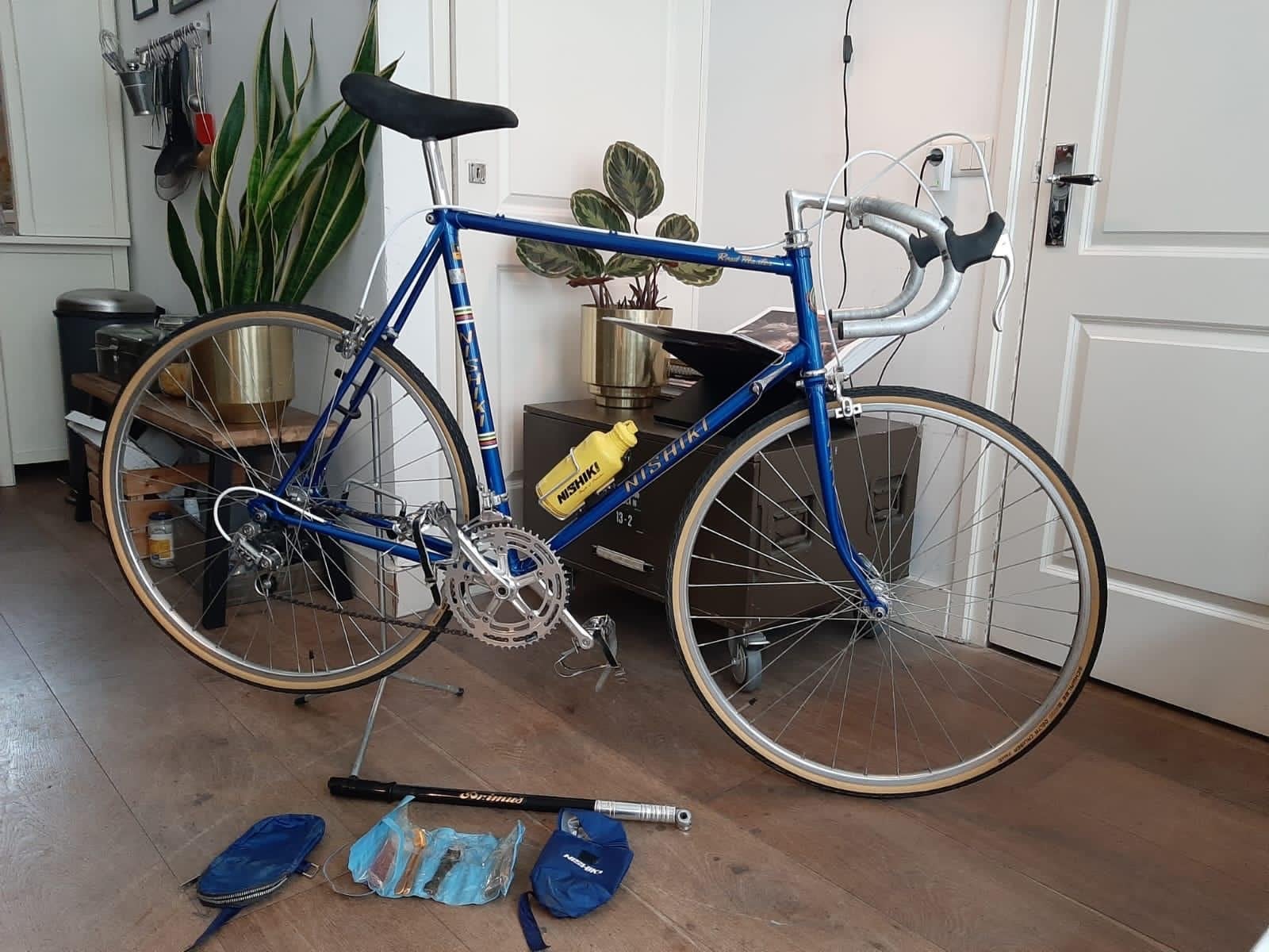 Nishiki Road Master Racefiets - Vintage Blauw, Fietsen en Brommers, Fietsen | Racefietsen, Overige merken, 28 inch, Gebruikt, Ophalen of Verzenden