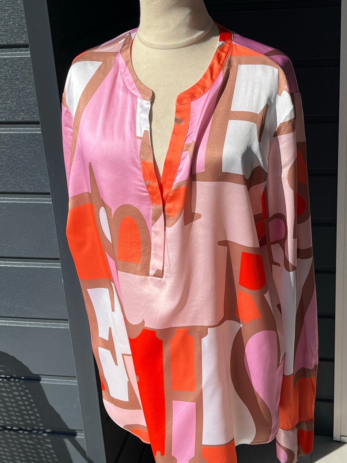 Herzen’s Angelegenheit zijden blouse maat 40, Kleding | Dames, Ophalen of Verzenden, Zo goed als nieuw, Maat 38/40 (M), Roze