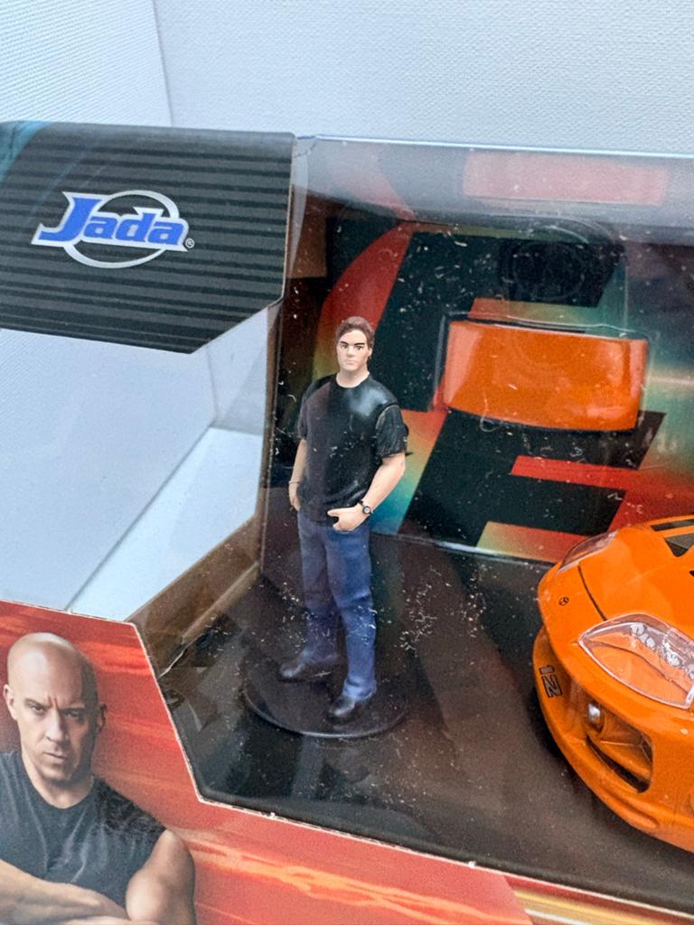 Jada Fast & Furious Brian & Toyota Supra Die-Cast Model Nieu, Jada, Auto, Nieuw, Ophalen of Verzenden