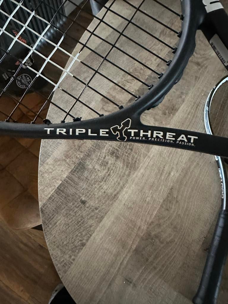 Prince Triple Threat Tennisracket - Zo goed als nieuw, Sport en Fitness, Tennis, Ophalen of Verzenden, Zo goed als nieuw, Racket