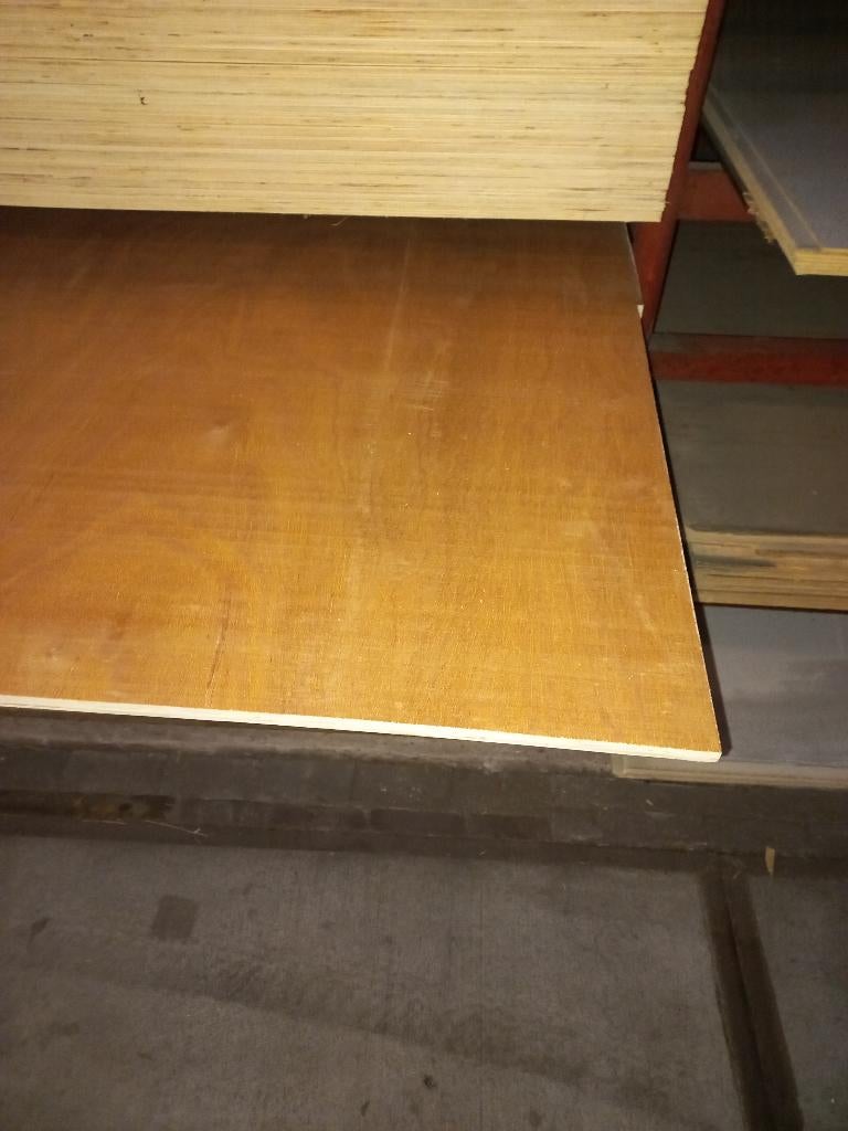 Aziatisch multiplex met sapeli dekfineer 1220x2440m, Ophalen, Multiplex, Fortweg 3, Minder dan 20 mm