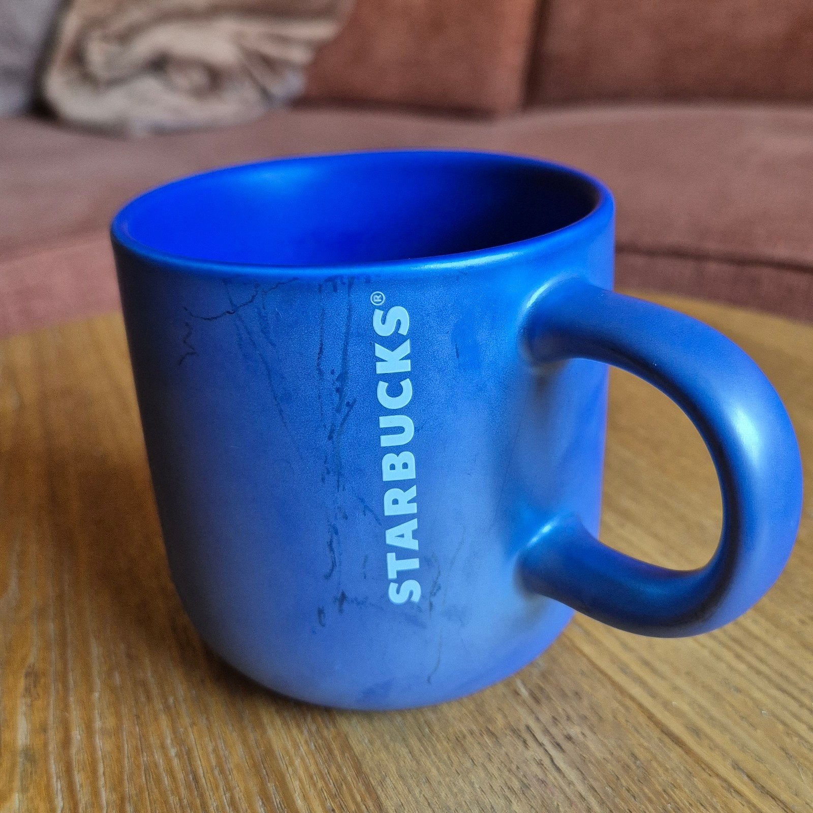 Grote blauwe keramieken Starbucks beker/ mok 414ml, Huis en Inrichting, Keuken | Servies, Keramiek, Ophalen of Verzenden, Zo goed als nieuw
