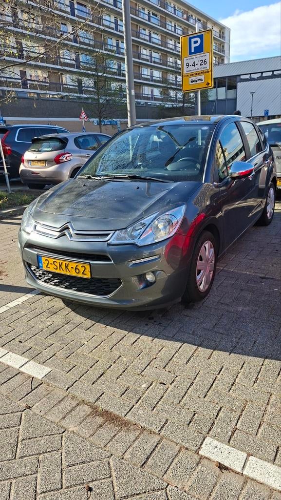 Citroën C3 1.2 VTI 60KW/82PK 2013 Grijs, Auto's, Citroën, Voorwielaandrijving, 31 €/maand, 1199 cc, Origineel Nederlands