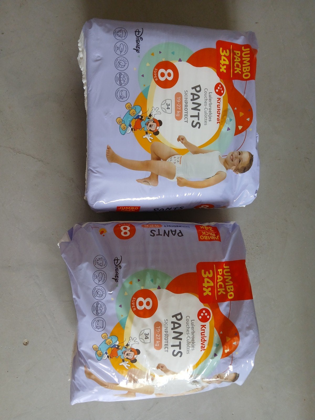 Kruidvat Disney Luierbroekjes Maat 8 (19-27 kg) - 60 stuks, Ophalen, Nieuw