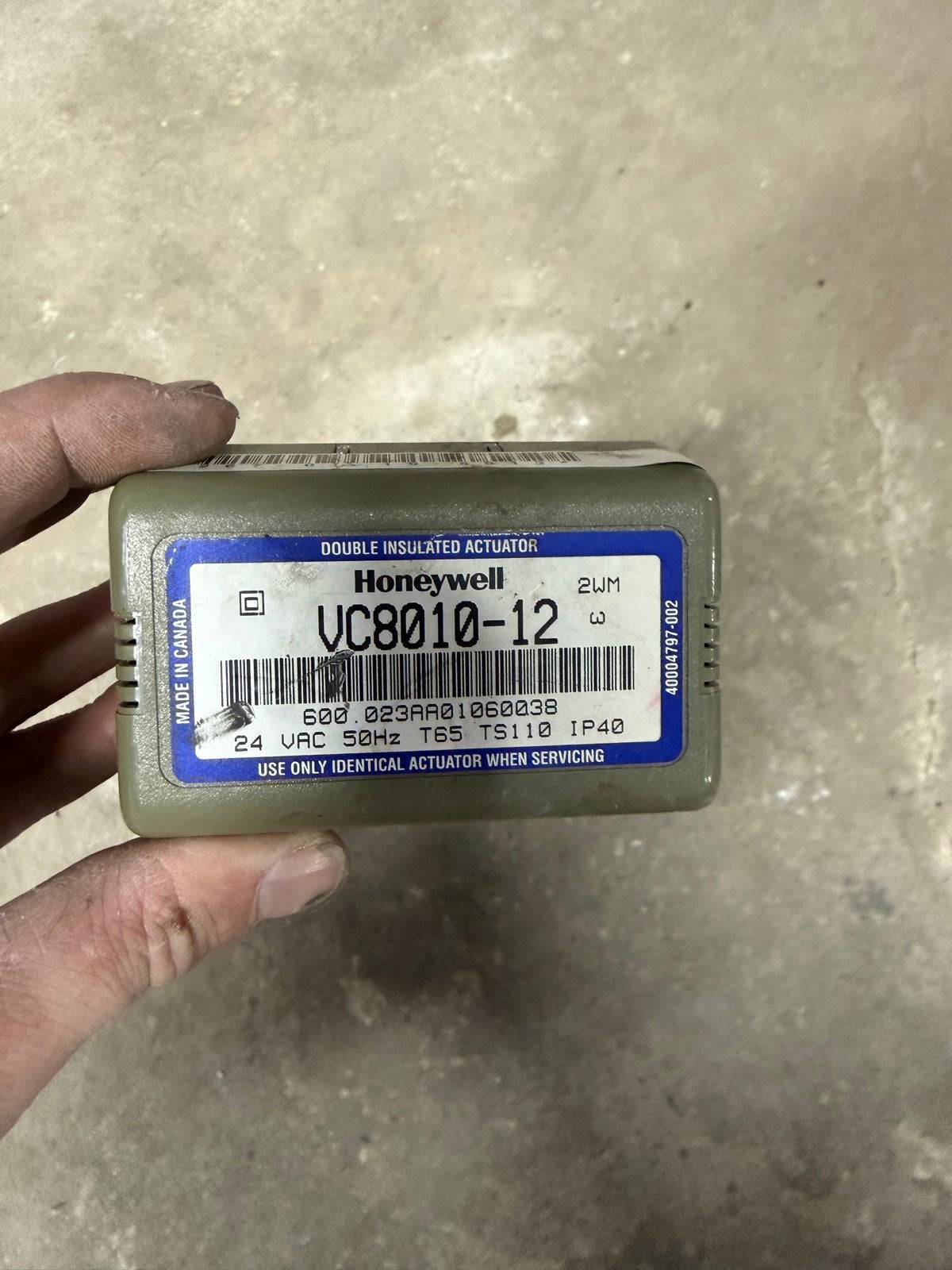 Honeywell VC8010-12 Actuator, Gebruikt, Minder dan 30 cm, Overige typen, Minder dan 60 cm