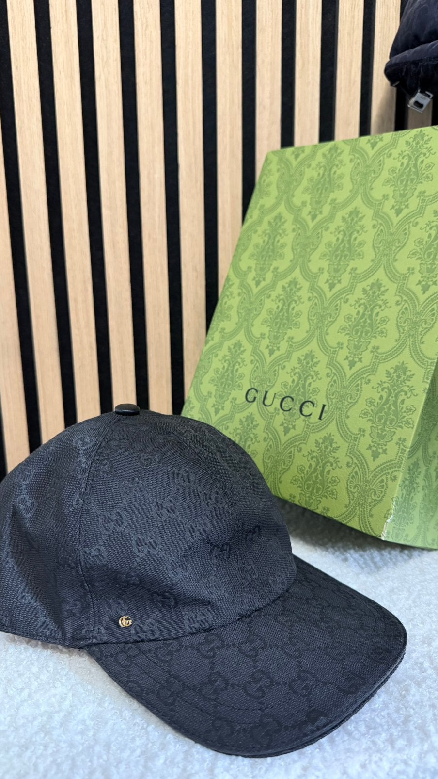 Zwarte gucci pet nieuw, Kleding | Heren, Hoeden en Petten, Ophalen of Verzenden, Zo goed als nieuw