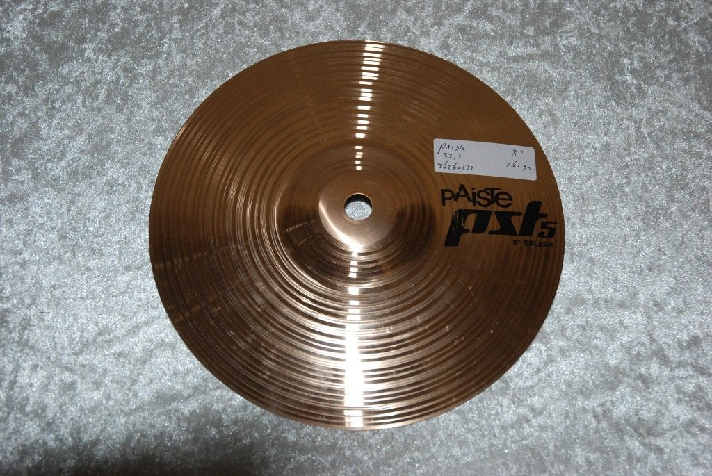 Paiste PST-5 splash bekken 161gr 8 inch  <26260132>, Gebruikt, ., Drums of Percussie, Ophalen of Verzenden