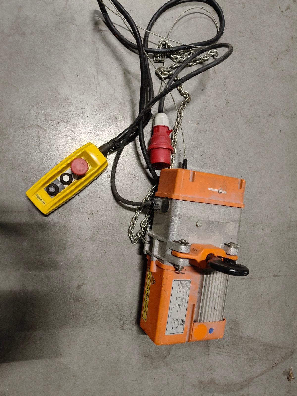 REMA 1000 kg elektrische kettingtakel, 3m hefhoogte, Ophalen of Verzenden