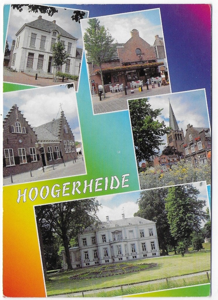 Hoogerheide Gelopen Ansichtkaart ( B6239 ), Ophalen of Verzenden, 1980 tot heden, Gelopen