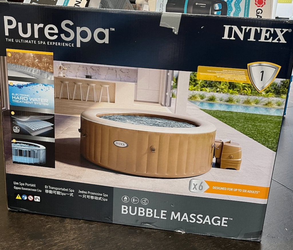 Intex PureSpa Bubble Massage jacuzzi, Ophalen, Pomp