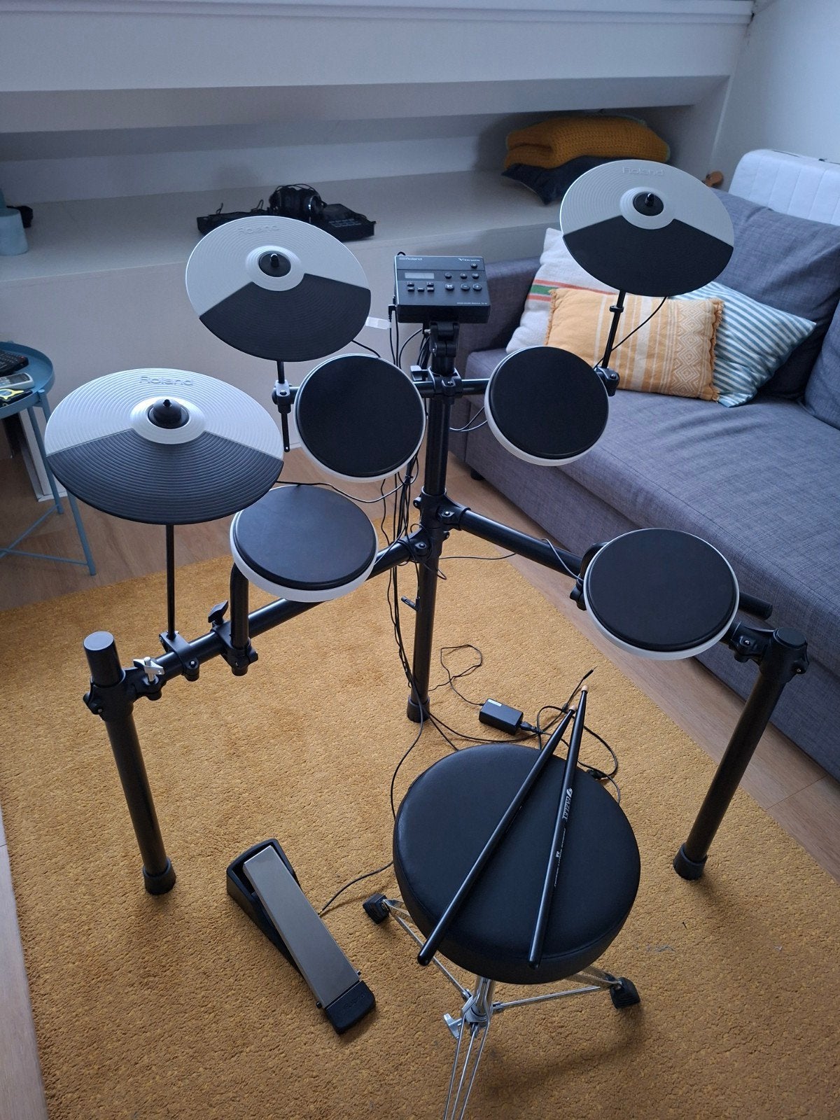 Roland V-Drums TD-02K elektronisch drumstel, Ophalen, Zo goed als nieuw, Roland, Elektronisch