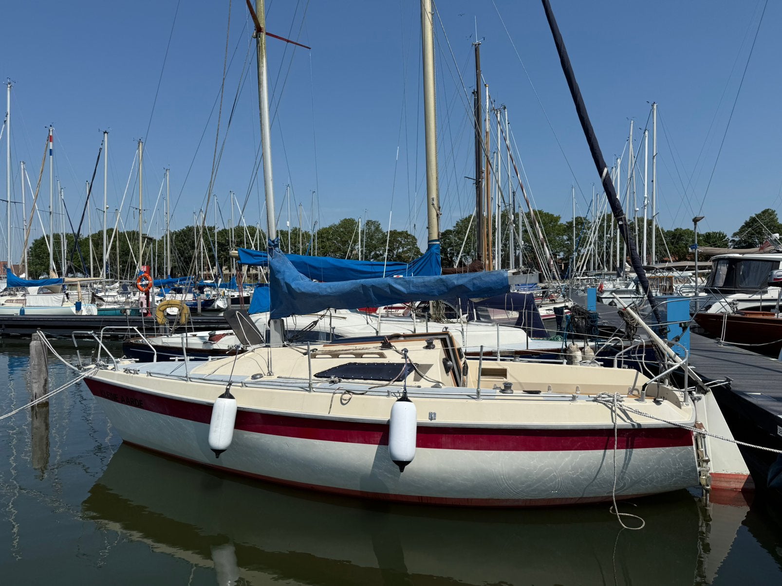Mooie Etap 23 hefkiel zeil kajuit boot - vaar klaar!, Ophalen, 8 pk, Gebruikt, Tourjacht of cruiser
